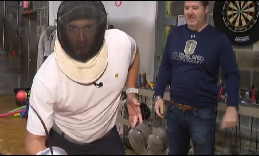 Cleveland Fencing Academy Hosts WKYC’s Greenburg